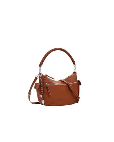 Desigual, BAG_HALF ASTANA CAMEL Kobiety, Brązowy brązowy