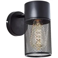 Lampy ścienne - Kinkiet druciany Kamolo 99723/76 Brilliant regulowana tuba czarna - miniaturka - grafika 1