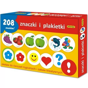 Adamigo Zest. Eduk. Znaczki i Plakietki G-6199 - Gry planszowe - miniaturka - grafika 1