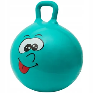 Piłka Do Skakania Skacząca Z Uchwytem 45 Cm J Ziel - Piłki dla dzieci - miniaturka - grafika 1