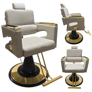 Fotel fryzjerski hydrauliczny obrotowy do salonu fryzjerskiego krzesło fryzjerskie - Fotele fryzjerskie - miniaturka - grafika 1