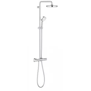 GROHE 26514000 Tempesta Cosmopolitan System 210 Shower system with thermostat for wall mounting - Zestawy prysznicowe - miniaturka - grafika 1