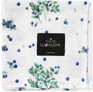 Otulacze - Otulacz muślinowy 100x100cm - jagódki Lullalove - miniaturka - grafika 1