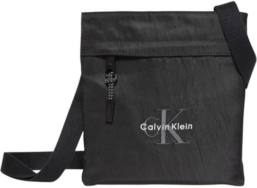 Calvin Klein Męski pogrubiony plecak LV04D3178G Crossover, czarny (czarny), jeden rozmiar, czarny (czarny), Rozmiar Uniwersalny