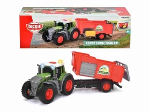 DICKIE Farm Traktor z przyczepą 26 cm 373-4001 - Samochody i pojazdy dla dzieci - miniaturka - grafika 7