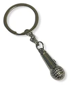 Dekoracje domu - Brelok fana muzyki, mikrofon - miniaturka - grafika 1