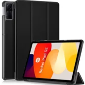 Akcesoria do tabletów i e-booków - Etui do Xiaomi Redmi Pad SE 2023 11" Smart Case Cover z klapką obudowa futerał pokrowiec Alogy Czarne - miniaturka - grafika 1