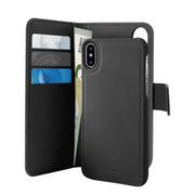 Etui i futerały do telefonów - PURO Wallet Detachable - Etui 2w1 iPhone Xs Max (czarny) IPCX65BOOKC3BLK - miniaturka - grafika 1