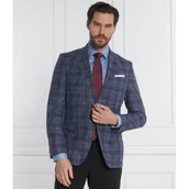 Marynarki męskie - BOSS BLACK Wełniana marynarka H-Hutson-233 | Slim Fit | z dodatkiem lnu - miniaturka - grafika 1