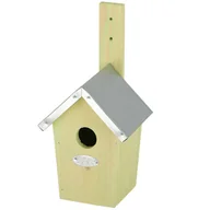Karmniki dla ptaków - Budka lęgowa dla ptaków z ocynkowanym dachem 30 cm - miniaturka - grafika 1