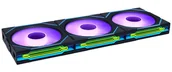 Chłodzenie procesora - Wentylator Lian Li UNI FAN SL-INF Wireless ARGB PWM 120mm Black 3 sztuki i kontroler (12SLIN1W3B) - miniaturka - grafika 1