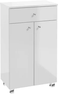 Komoda Pat 50 cm biały połysk - Szafki łazienkowe - miniaturka - grafika 1