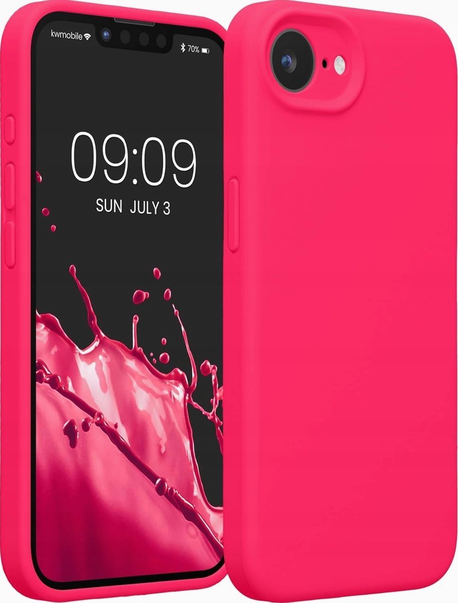 ETUI SMUKŁE SILIKONOWE POKROWIEC NA TELEFON RÓŻOWE MIĘKKIE W DOTYKU