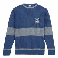 Swetry męskie - CERDÁ LIFE'S LITTLE MOMENTS - Męski i damski sweter z dzianiny Harry Potter z okrągłym dekoltem i długim rękawem w stylu Tricot - Oficjalna licencja Warner Bros, niebieski, XL - miniaturka - grafika 1