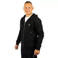 Bluzy męskie - Bluza Dresowa Rozpinana Z Kapturem Captain Mike 100% Bawełna Xl - miniaturka - grafika 1