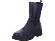 Botki damskie - Tom Tailor Damskie sztyblety 8490030008, czarne, rozmiar 39 EU, czarny, 39 EU - miniaturka - grafika 1