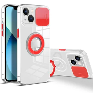 Etui König Design kompatybilne z Apple iPhone 13 mini plastikowe miękkie etui na telefon - Etui na telefon komórkowy czerwone - Etui i futerały do telefonów - miniaturka - grafika 1