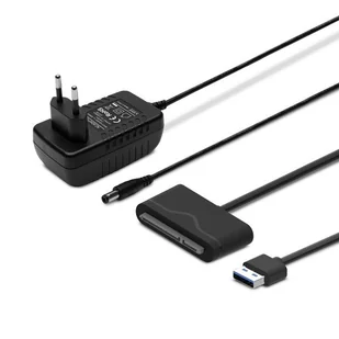 Elmak Adapter USB 3.0 do dysków 3.5 z zasilaniem SAVIO AK-39 - Adaptery i przejściówki - miniaturka - grafika 5