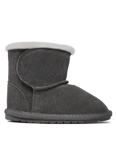 EMU Australia Śniegowce Toddle B10737 Szary - Buty dla dziewczynek - miniaturka - grafika 1