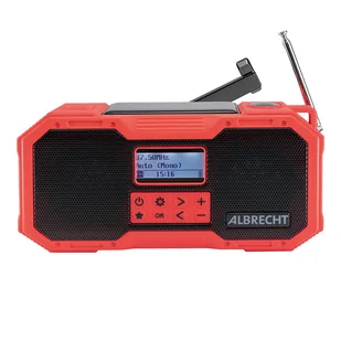 Albrecht DR 112 Cyfrowy Czarny, Czerwony - Radia - miniaturka - grafika 1