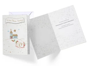 Passion cards Pamiątka W dniu Chrztu Świętego Kartka Niebieska PR-049 - Pamiątka Chrztu Świętego - miniaturka - grafika 3