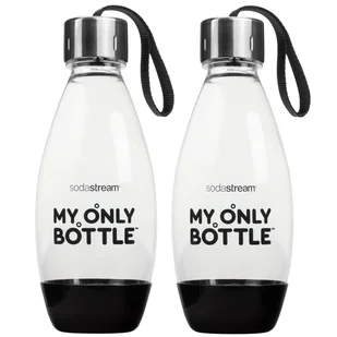 2x Butelka SodaStream My Only Bottle Black - Akcesoria i części AGD - miniaturka - grafika 1