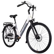 Rowery elektryczne - Rower elektryczny ARGENTO E-Bike Omega Plus D17 28 cali damski Biało-czarno-szary - miniaturka - grafika 1