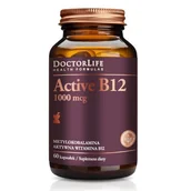 Suplementy naturalne - Doctor Life Active B12 aktywna witamina B12 1000mcg suplement diety 60 kapsułek - miniaturka - grafika 1