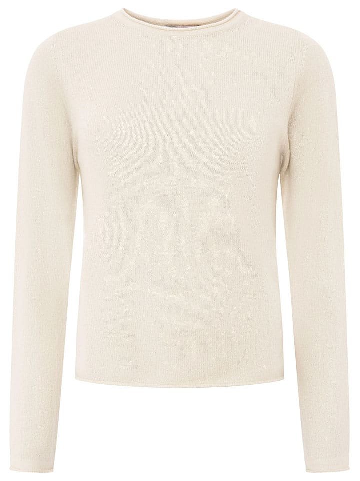 Zwillingsherz Kaszmirowa koszulka w kolorze beżowym