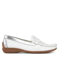 Mokasyny damskie - Mokasyny Gabor 66.094.51 Biały - miniaturka - grafika 1