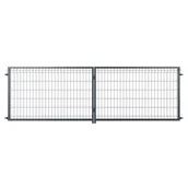 Bramy garażowe - NATERIAL Brama dwuskrzydłowa Modus 4x1.2 m antracytowa - miniaturka - grafika 1