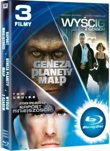 20th Century Fox Pakiet: Raport mniejszości / Geneza planety małp / Wyścig z czasem - Pozostałe filmy Blu-Ray - miniaturka - grafika 1