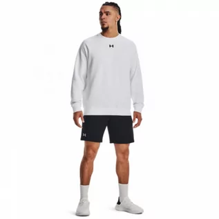 Spodnie sportowe męskie - Męskie spodenki dresowe Under Armour UA Rival Fleece Shorts - czarne - UNDER ARMOUR - grafika 1