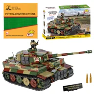 Klocki - Cobi 2587 czołg Panzerkampfwagen VI TIGER I Ausf. EXECUTIVE EDITION HC WW2 1207 El. + PŁYTKA - miniaturka - grafika 1