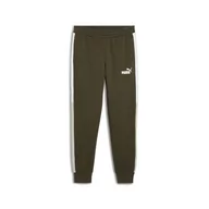 Spodenki męskie - PUMA Męskie spodnie dresowe Power Colorblock Fl Cl dzianinowe spodnie - miniaturka - grafika 1
