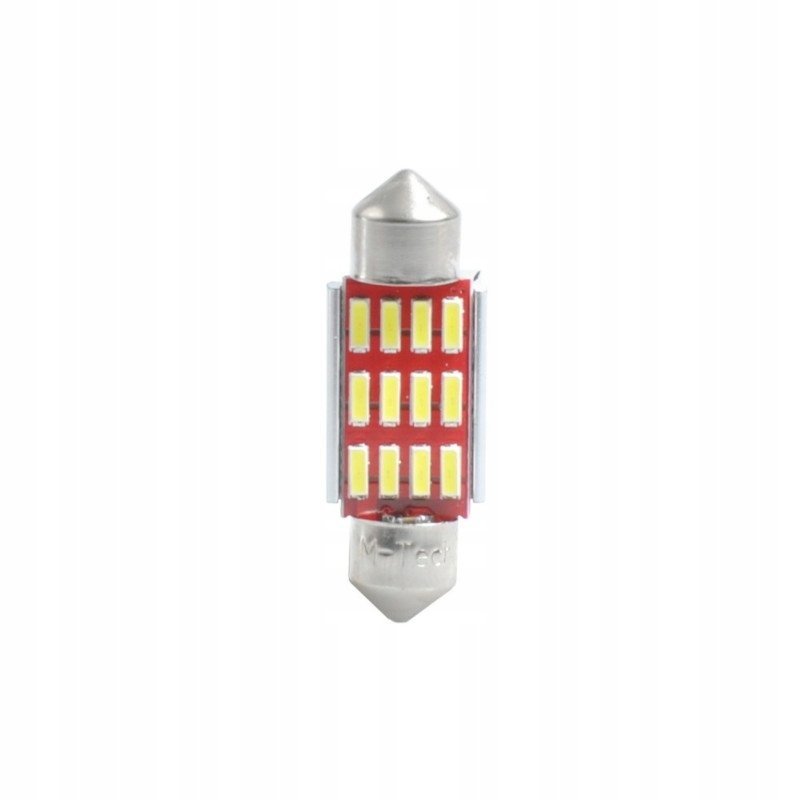 ŻARÓWKI LED C5W 36mm 12x4014 SMD LED 12-24V 1szt