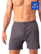 Majtki męskie - BOKSERKI KEY MXC-821 B24 3XL-4XL (kolor brąz, rozmiar 4XL) - miniaturka - grafika 1