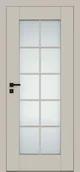 Drzwi wewnętrzne - Dre Drzwi Wewnętrzne Z Szybą Estra 14 Okleina Kaszmir Mat - miniaturka - grafika 1