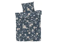 Pościel - LIVARNO home Pościel z mikrowłókna satynowego, 140 x 200 cm (Granatowy) - miniaturka - grafika 1