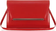 Torebki damskie - Solome CZERWONA KOPERTÓWKA TOREBKA DAMSKA SOLOME M10 MAT - miniaturka - grafika 1