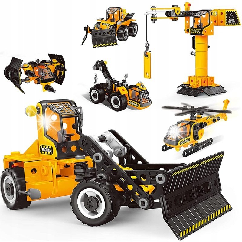 KLOCKI KONSTRUKCYJNE DO SKRĘCANIA ROZKRĘCANIA MASZYNY DŹWIGI 223EL. PREZENT