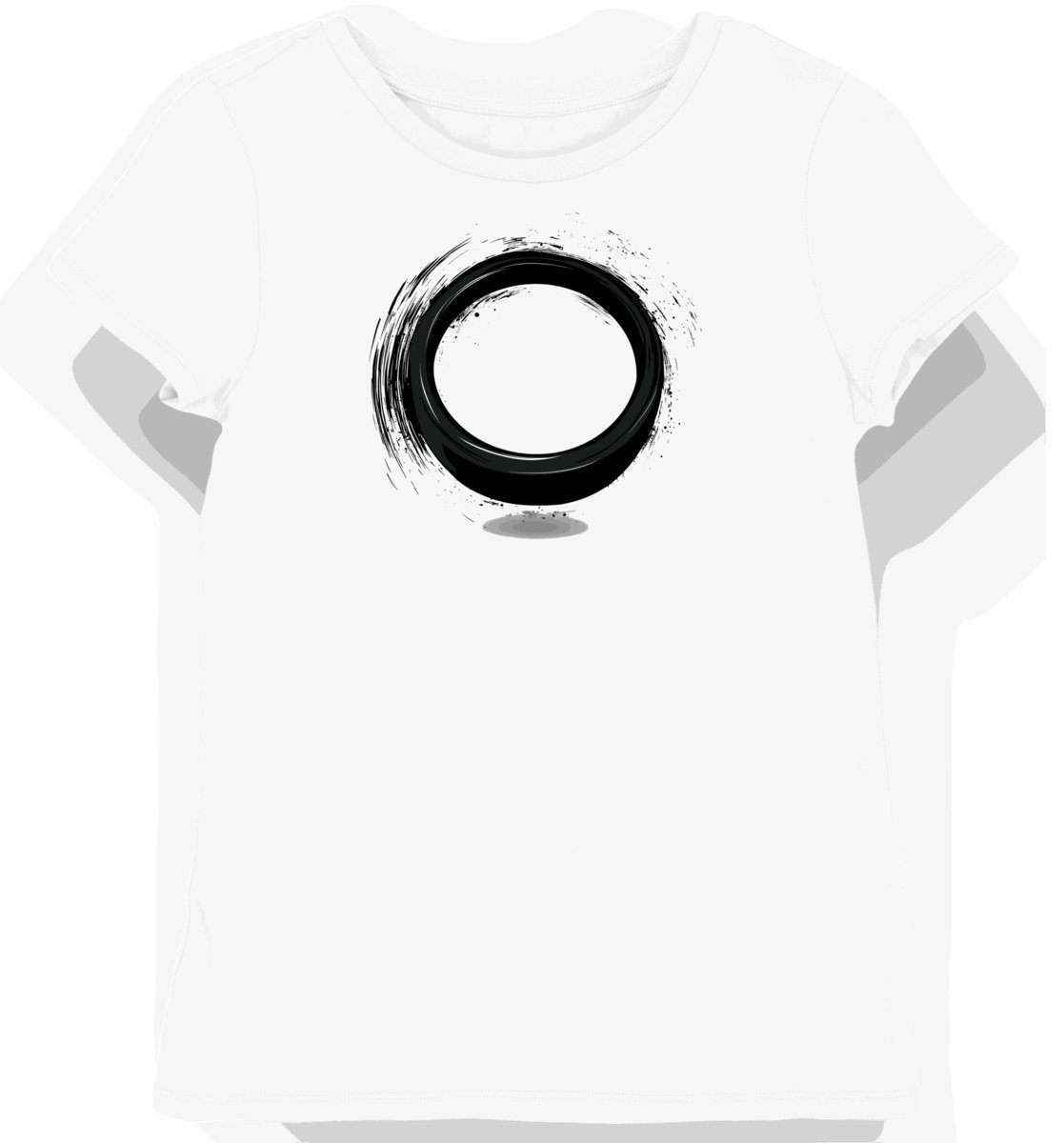 Koszulka damska biała z motywem sumo sportowego S