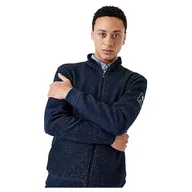 Swetry męskie - Garcia Męski kardigan Sweat sweter z dzianiny, Dark Moon, L - miniaturka - grafika 1
