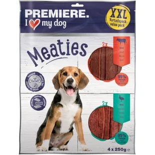 PREMIERE Pure Meaties Kaczka i wołowina, opakowanie promocyjne XXL 4 x 250 g - Przysmaki dla psów - miniaturka - grafika 1