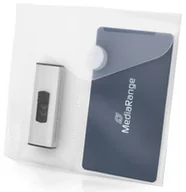 Pudełka i akcesoria na płyty CD - MediaRange BOX986 etui na pendrive Polipropylen (PP) Przezroczysty - miniaturka - grafika 1