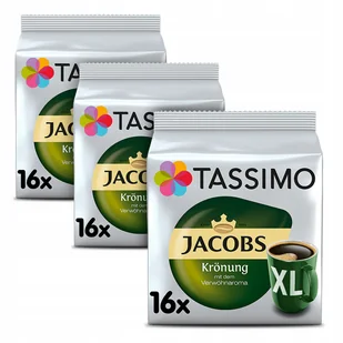 Kapsułki Tassimo Jacobs Kronung XL 3x 16 kapsułek [48 kaw] - Kawa w kapsułkach i saszetkach - miniaturka - grafika 1
