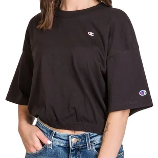 CHAMPION CREWNECK SHORT SLEEVES SWEATSHIRT > 112727-KK001 - Bluzy sportowe damskie - miniaturka - grafika 1