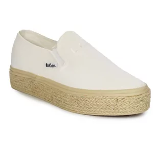 Lee Cooper Trampki Damskie Białe-40 - Trampki damskie - miniaturka - grafika 1
