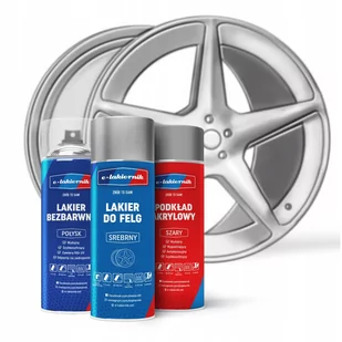e-lakiernik LAKIER ZESTAW DO REGENERACJI FELG - Chemia warsztatowa - miniaturka - grafika 1