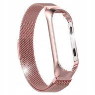 Akcesoria do smartwatchy - XIAOMI MI BAND7 bransoleta magnetyczna plecionka stal różowezłoto GOLD-PINK - miniaturka - grafika 1